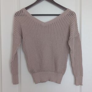 Light spring summer long sleeve top sweater